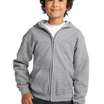 Youth Heavy Blend Full Zip Hooded Sweatshirt